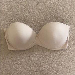 Victoria’s Secret nude strapless bra 34c